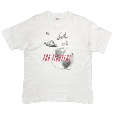 FOO FIGHTERS 1995 UFO WHITE ANVIL XL 4460
