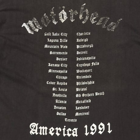 MOTOR HEAD AMERICA TOUR 1991 HANES LARGE 2198