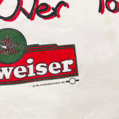 Budweiser 1995 JUMPING FROG COME OVER TO... WHITE CHAMP XL 2730