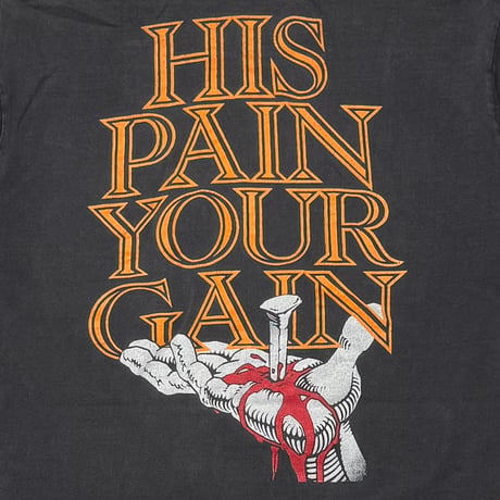 LORD'S GYM 1990 BENCH PRESS GYM! THE SIN OF THE WORLD FITS LARGE 1983