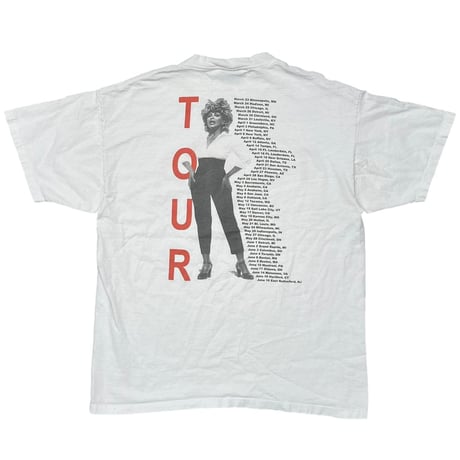 TINA TURNER TWENTY FOUR SEVEN TOUR WHITE GIANT FITS XL 2549