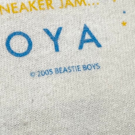 BEASTIE BOYS PAGEANT 2005 JAPAN TOUR WHITE ANVIL LARGE 4532