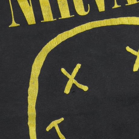 NIRVANA SMILE DOUBLE SIDE late90-earlyY2K GILDAN MEDIUM 4439