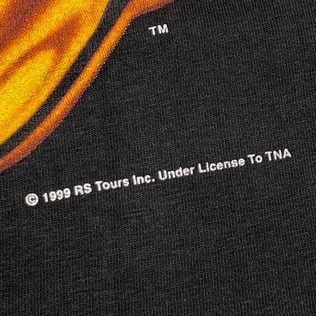 ROLLING STONES 1999 GOLDEN LIP & TONGUE BLUE THUNDER XL 3195