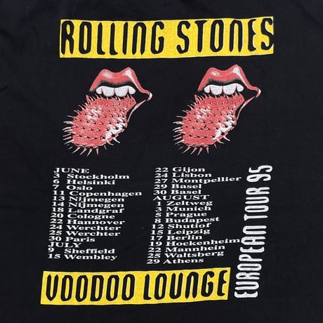 THE ROLLING STONES VOODOO LOUNGE 95 SPIKE TONGUE HANES XL 7793