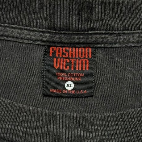 FASHION VICTIM CROSS BONE SKULL LS XL 3639