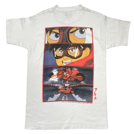 AKIRA 1988 KANEDA BIKE TEE WHITE FRUIT OF THE LOOM MEDIUM 0052