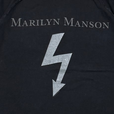 MARILYN MANSON ARROW RAGLAN JERSEY LINE LS WINTERLAND XL 8735