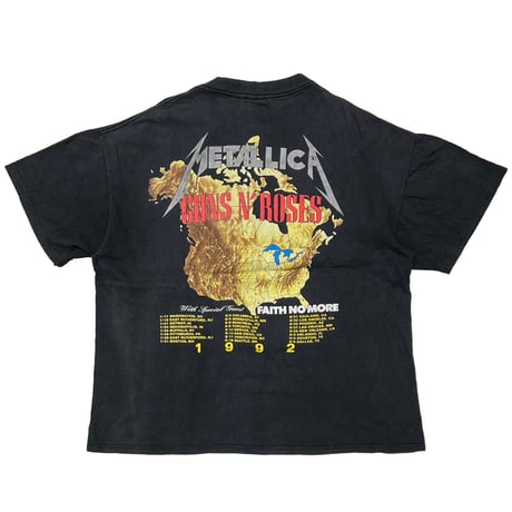 GUNS N' ROSES METALLICA 1992 TOUR BROCKUM XL 0643