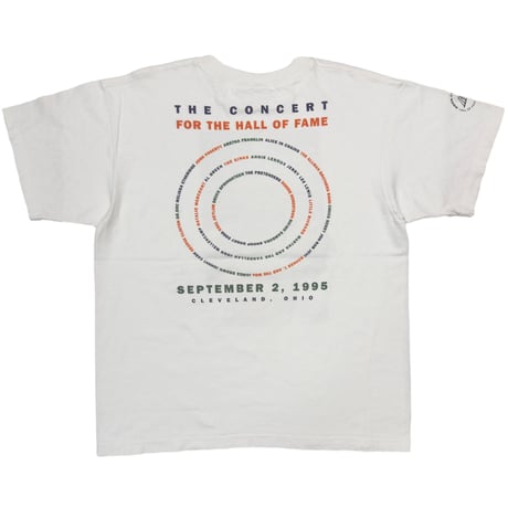 ROCK & ROLL HALL OF FAME MUSEUM  THE CONCERT 1995 WHITE LARGE 9402