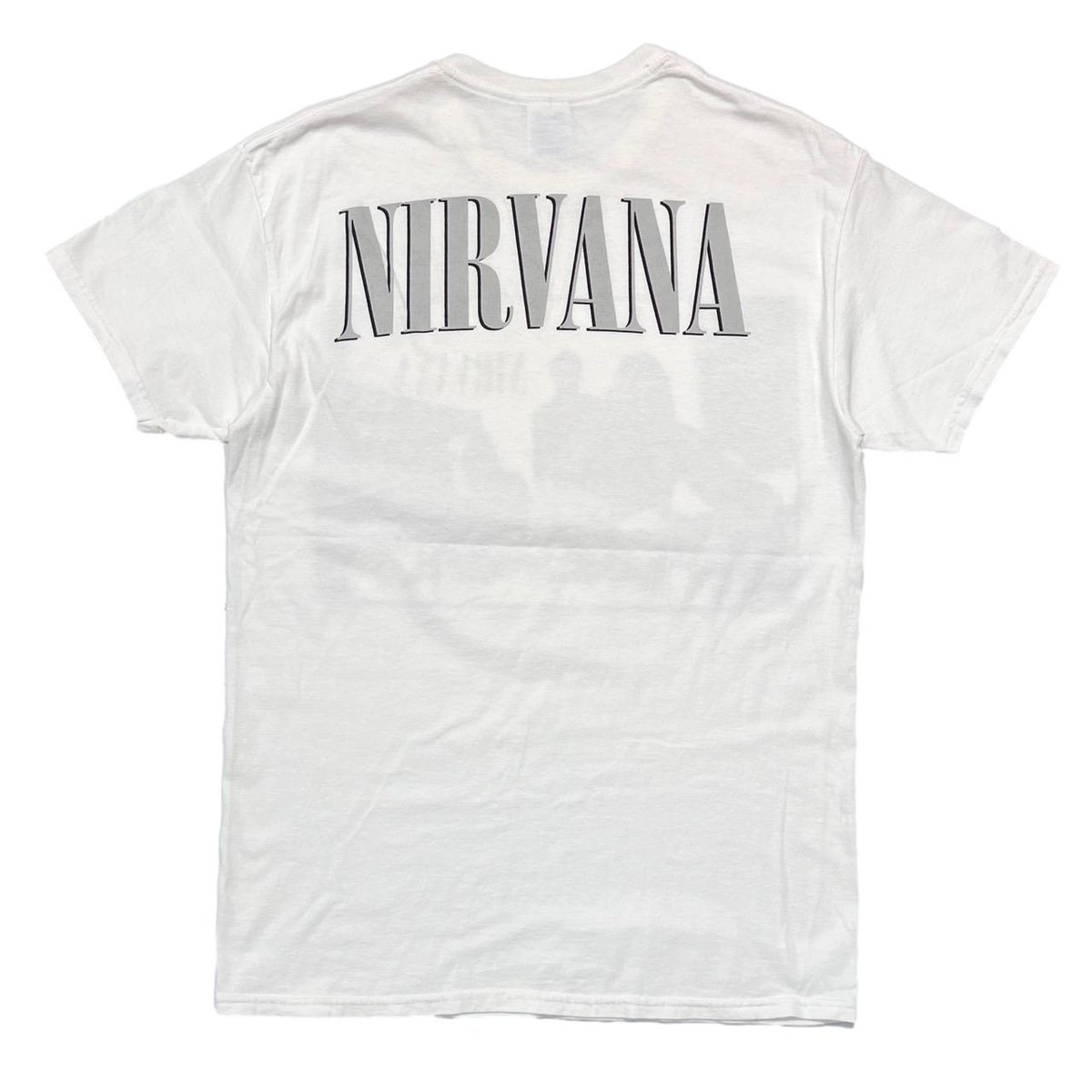 ミュージシャン NIRVANA 00S MONOCHROME PORTRAIT DELTAXL NIRVANA 00S MONOCHROME PORTRAIT WHITE GILDAN ME