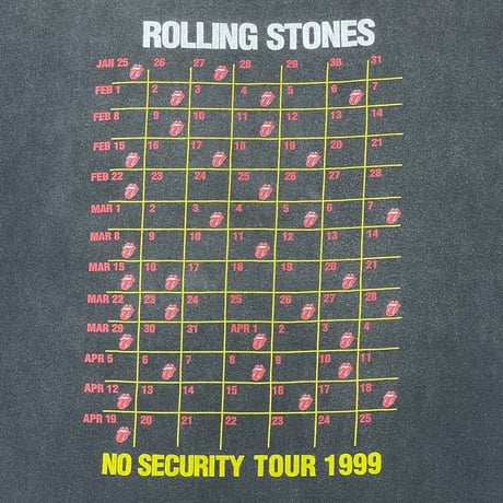 ROLLING STONES NO SECURITY TOUR 1999 ALL SPORT XL 2062
