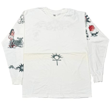 DENNIS RODMAN TATTOO LS WHITE XL 0467