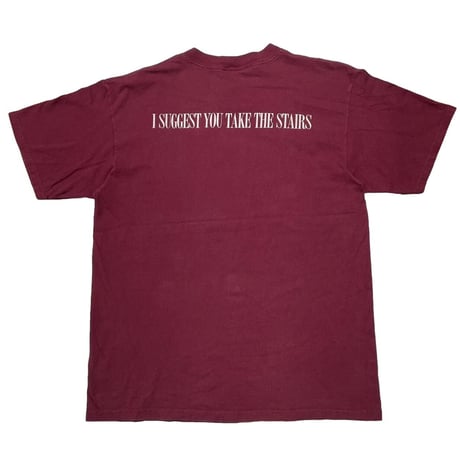 DISNEY VINTAGE THE TWILIGHT ZONE TOWER OF TERROR BURGANDY XL 6182