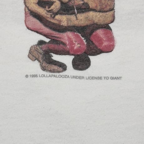 LOLLAPALOOZA 1995 WHITE HANES XL 9620