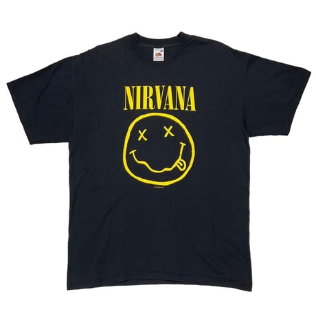 NIRVANA Y2K SMILE FRUIT OF THE LOOM LARGE 1552