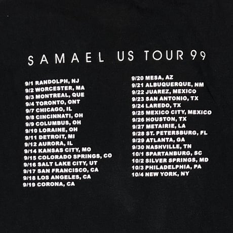 SAMAEL US TOUR 99 AMERICAN FLAG LS DELTA LARGE 2375