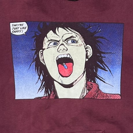 ANARCHIC ADJUSTMENT AKIRA TETSUO PILL HOODIE WINE FITS XXL 1716