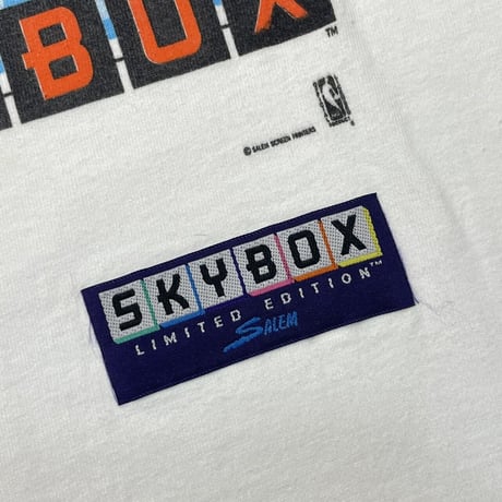 MICHAEL JORDAN 1991 DOUBLESIDE SKY BOX TEE WHITE LARGE 6211