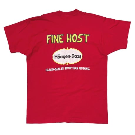 Haagen Dazs FINE HOST RED FRUIT OF THE LOOM XL 2512