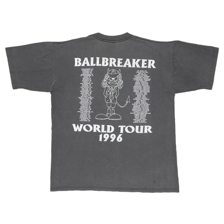 AC/DC BALLBREAKER WORLD TOUR 1996 BLACK BROCKUM LARGE 5426