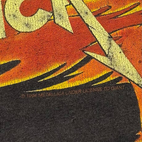 METALLICA PUSHEAD SIDE FLAME GIANT LARGE 0295