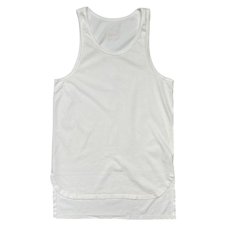greatLAnd ORIGINAL LAYERED LONG TANK TOP WHITE