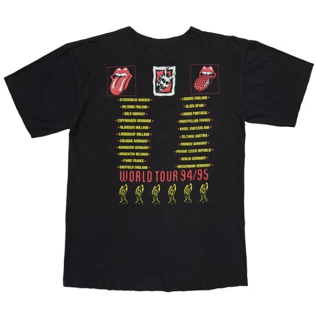 ROLLING STONES VOODOO LOUNGE 94/95 NORTH AMERICAN TOUR EURO FITS L-XL 0979