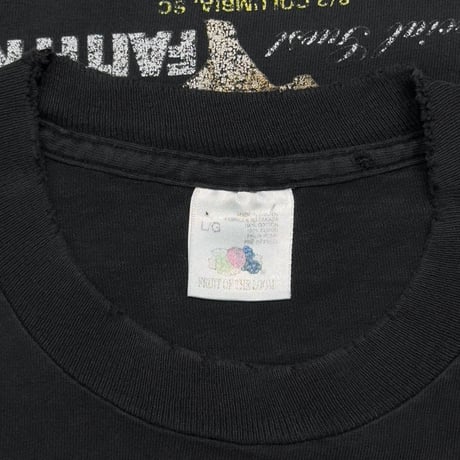 METALLICA x GUNS N' ROSES x FAITH NO MORE TOUR 1992 FRUIT OF THE LOOM LARGE 7378