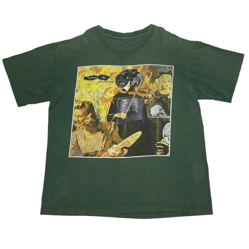 GREEN DAY INSOMNIAC TOUR GREEN FITS XL 5095 | g
