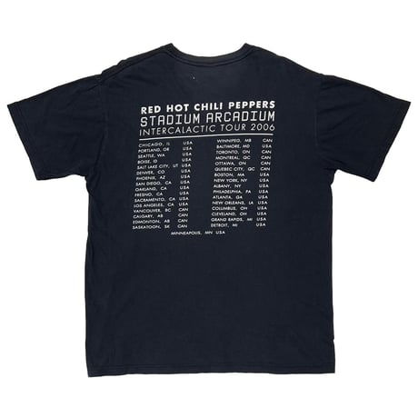 RED HOT CHILI PEPPERS STADIUM ARCADIUM INTERCALACTIC TOUR 2006 FITS LARGE 9551