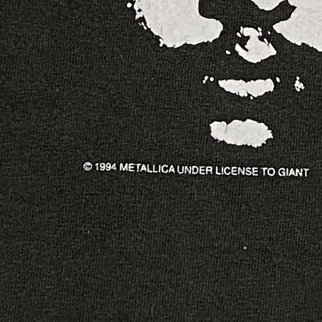 METALLICA 1994 FACES TEE MISSING TAG XL 8399