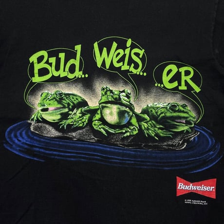 Budweiser 3 FROGS 1995 YOUR AND OR MINE ? FITS LARGE 0393
