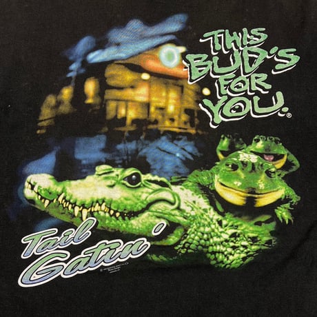 Budweiser THIS BUD'S FOR YOU Tail Gatin' CROC and FROGS LARGE 2985