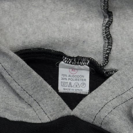 OFFSPRING AMERICANA COLOR BLOCKING SWEAT HOODIE BLACK GREY XL 4460