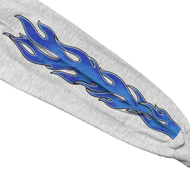 HARLEY DAVIDSON ARM BLUE FLAME TEXAS EMBLEM LS