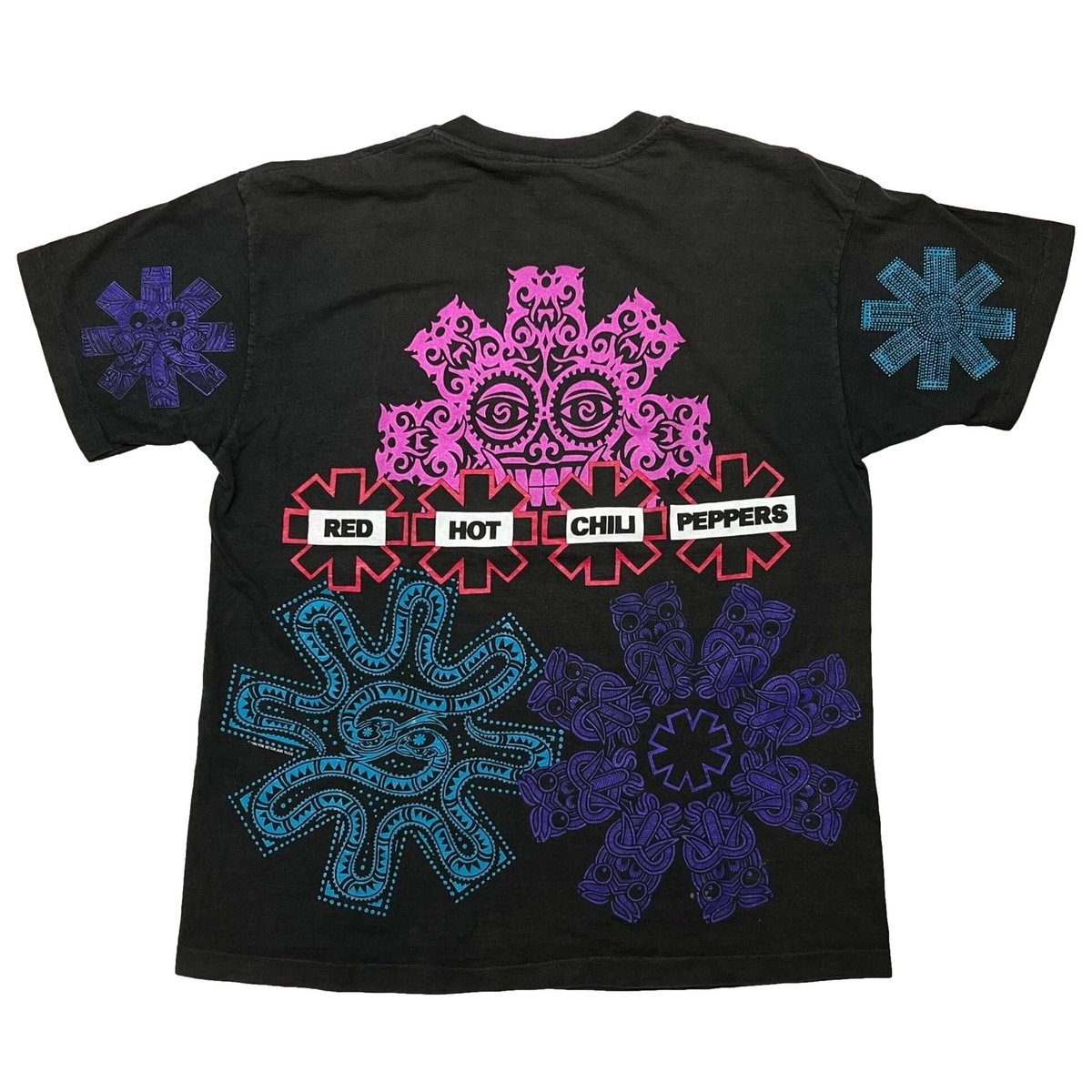 Red Hot Chili Peppers ビンテージ　kozik 1992 Red Hot Chili Peppers 1992 Frank Kozik T-shirt - TokoPyramid
