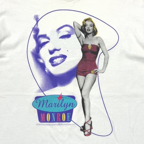 MARILYN MONROE 1995 THE ESTATE OF MARILYN MONROE WHITE FRUIT OF THE LOOM XL 5931