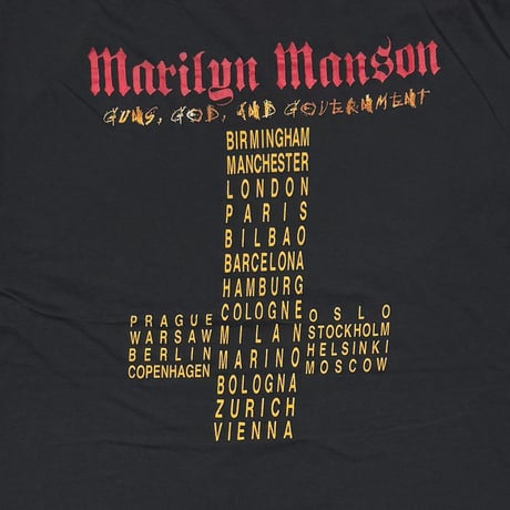 MARILYN MANSON HOLY WOOD GUNS,GOD,AND GOVERNMENT BG XL 5967