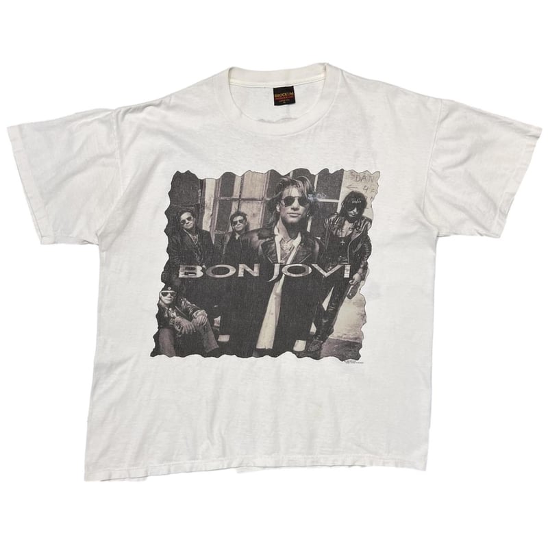 超レアL美品！90s BON JOVI 日本TOUR Tシャツ　BROCKUM製 超レアL美品！90s BON JOVI 日本TOUR Tシャツ BROCKUM製 超レア