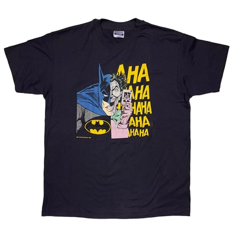 DC COMICS 1989 BATMAN VS JOKER SPLIT HANES XL 3378