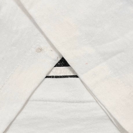 oasis BOX LOGO BACK CIRCLE PRINT WHITE FRUIT OF THE LOOM XL 1187