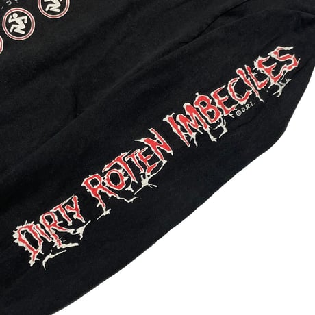 D.R.I. dirty rotten imbeciles DEFINITION TOUR LS BLACK FRUIT OF THE LOOM XL 1785