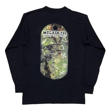 MEGADETH 1997 CRYPTIC WRITINGS WORLD TOUR LS giant MEDIUM 7728