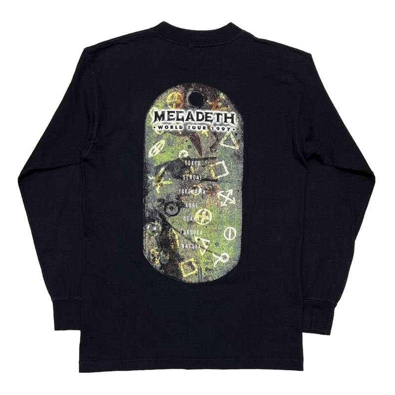MEGADETH 1997 CRYPTIC WRITINGS WORLD TOUR LS gi