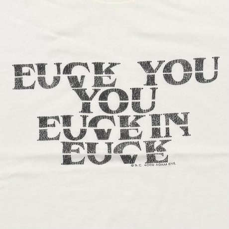 greatLAnd fuck love shirt / new vintage LARGE 5996