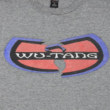 WU-TANG CLAN CENTER LOGO ASH GREY POLYGRAM XL 4005