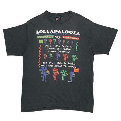 LOLLAPA LOOZA 1993 FESTIVAL BLACK GIANT BY TEEJAYS XL 5377
