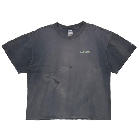 CAPCOM RESIDENT EVIL GAME PROMO FADED BLACK GILDAN HEAVY XL 2002