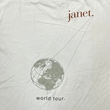 JANET JACKSON WORLD TOUR WHITE XL 3670